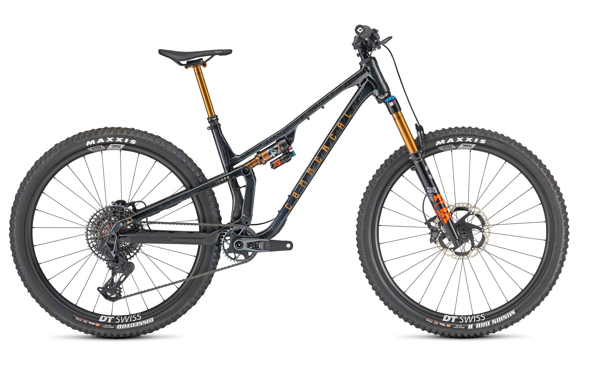 BICICLETA TRAIL COMMENCAL T.E.M.P.O. T-TYPE CRACKLED BLACK