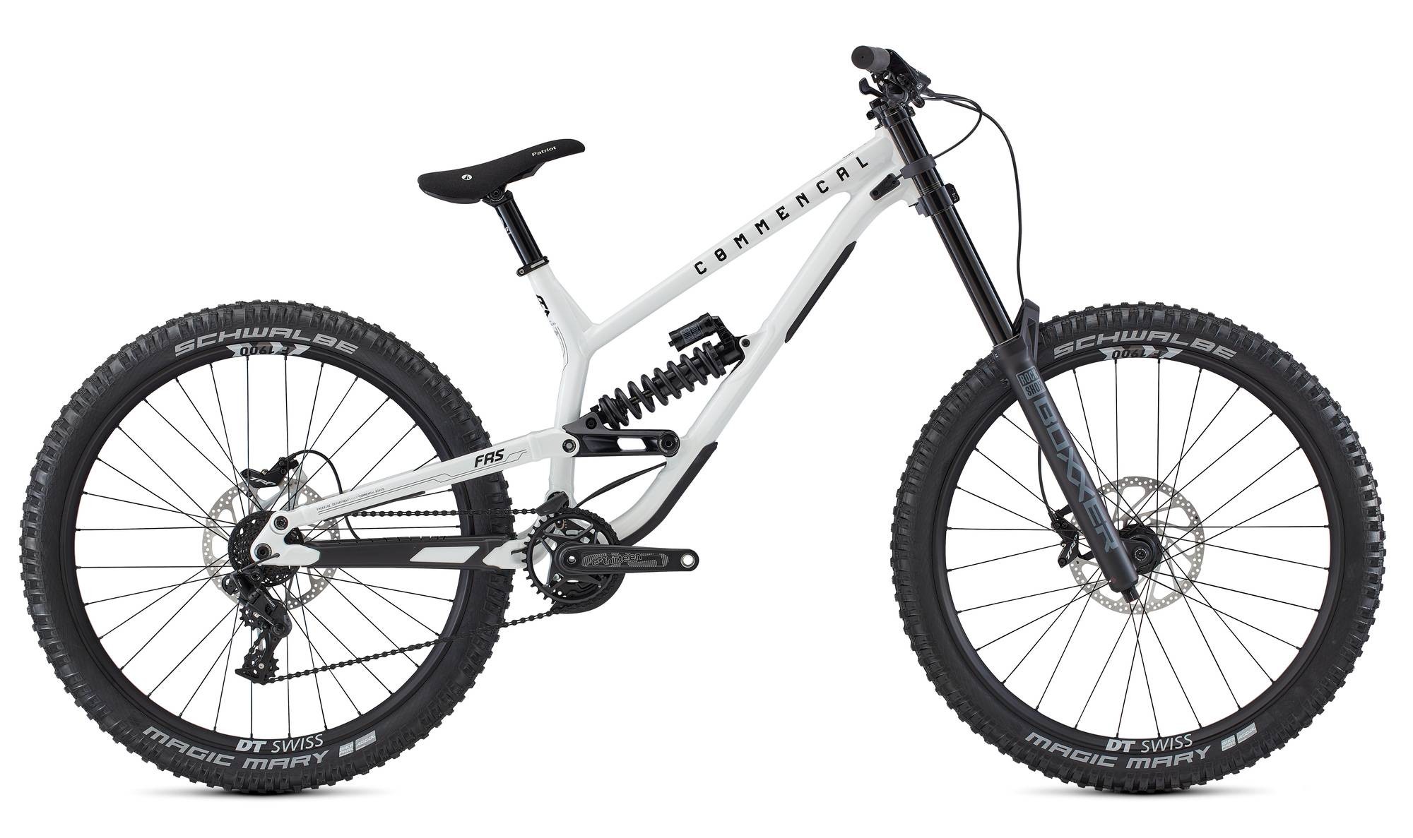 Bicicleta de descenso Commencal FRS PARK ROCKSHOX PURE WHITE