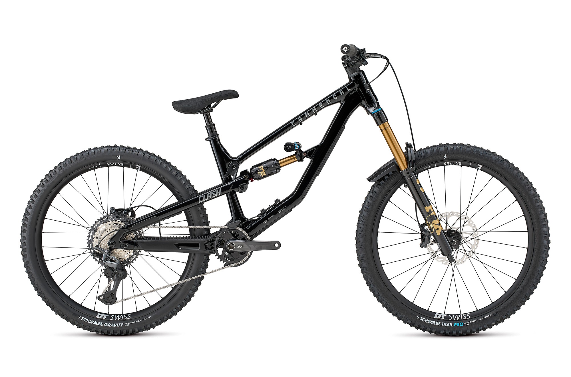 BICICLETA DE DOBLE SUSPENSIÓN COMMENCAL CLASH V3 SIGNATURE PURE BLACK 2027