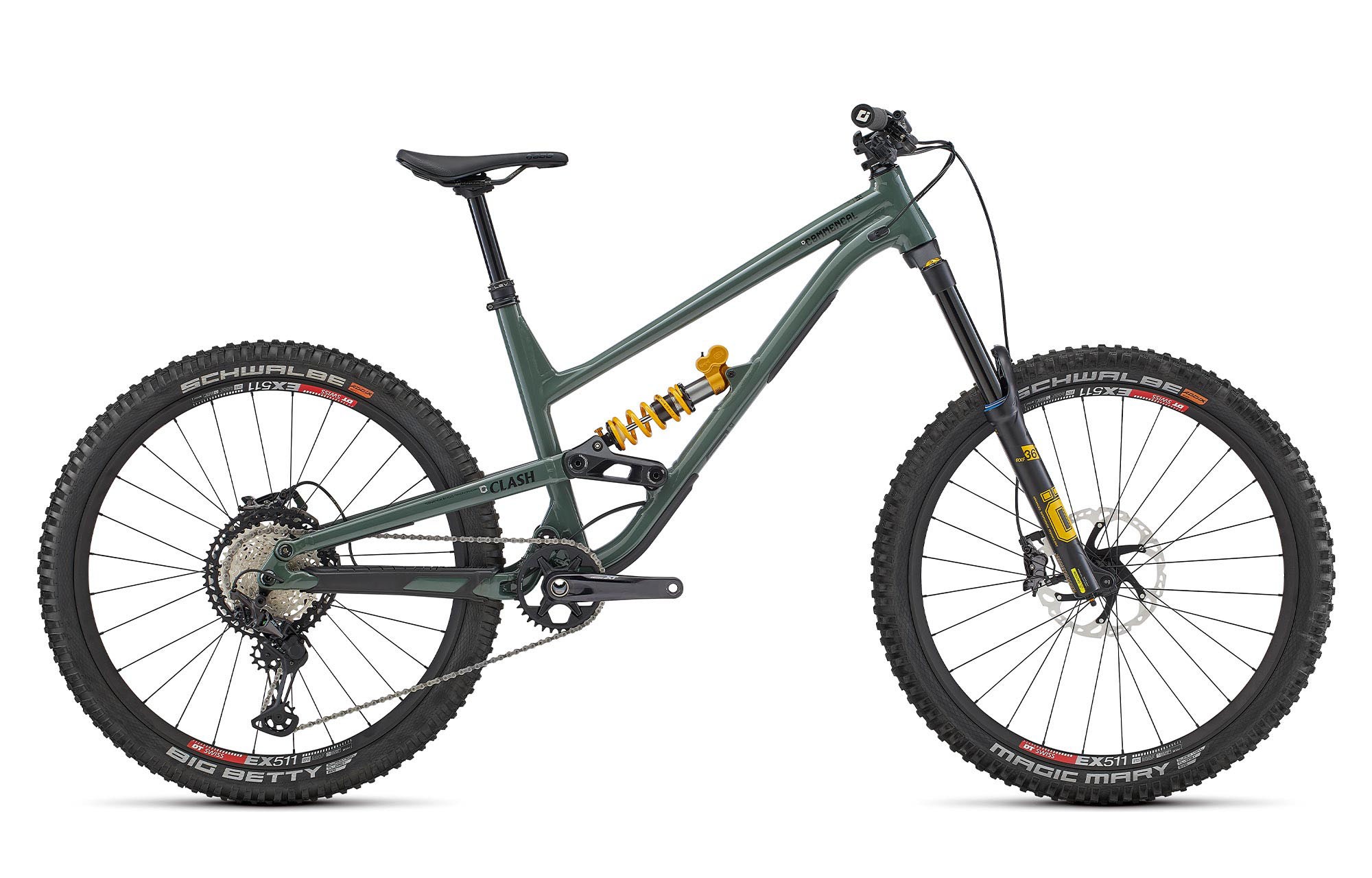 BICICLETA DOBLE SUSPENSIÓN Commencal CLASH OHLINS EDITION KESWICK GREEN