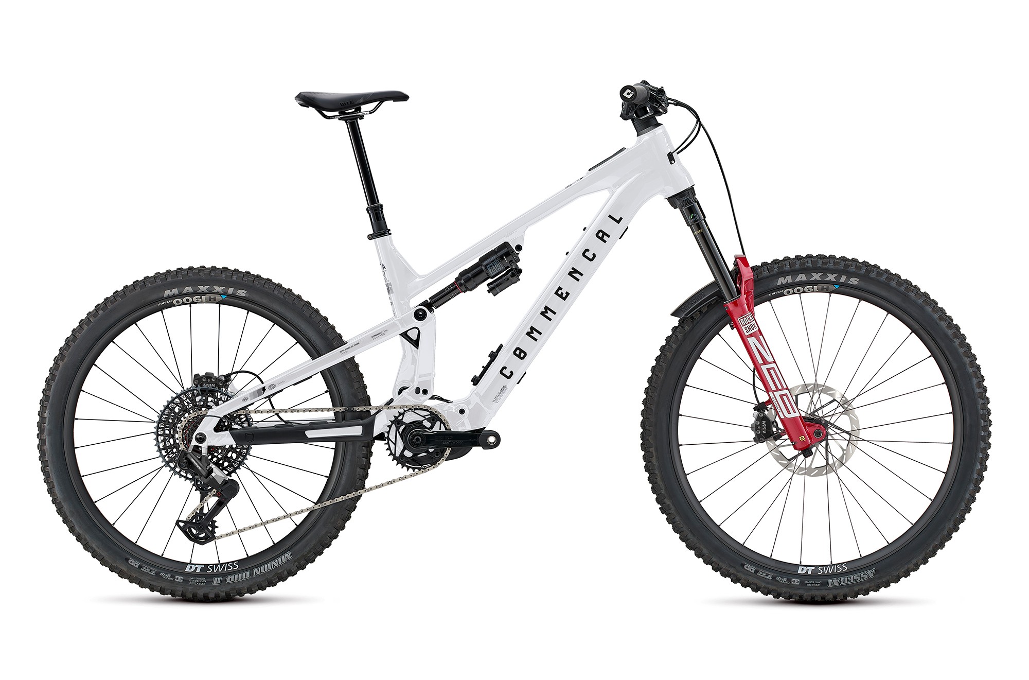 bicicleta eléctrica COMMENCAL META POWER SX AVINOX ROCKSHOX PURE WHITE 2026