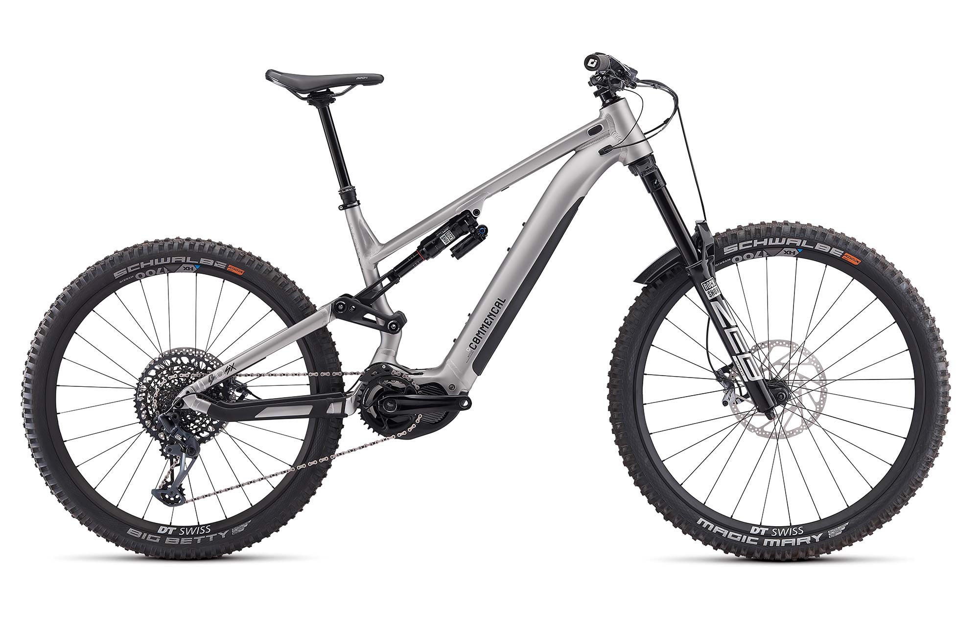 Commencal META POWER SX SHIMANO RACE SILVER Bicicleta Eléctrica